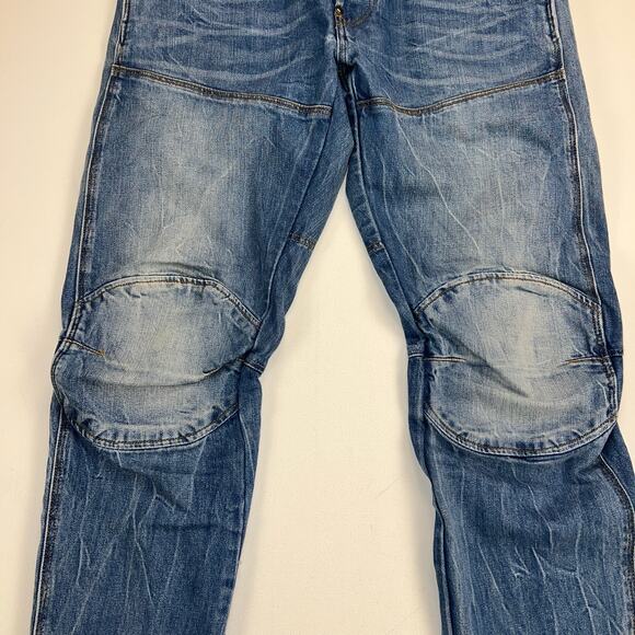 G-Star Raw 5620 3D Knee Slim Jeans Button Fly Medium Wash Size 28x30 - Picture 4 of 16